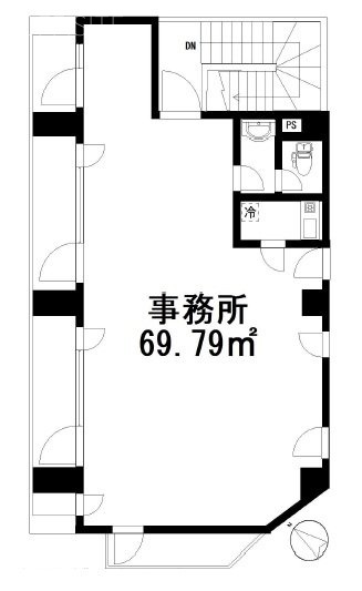第2小林ビル4F 間取り図