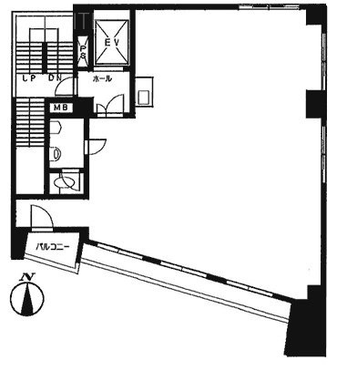 羽山ビル2F 間取り図