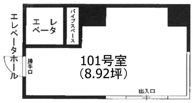 田中屋ビル101 間取り図