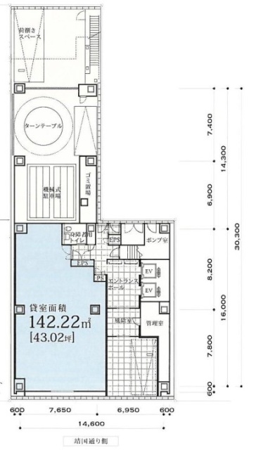 Daiwa神保町3丁目ビル1F 間取り図