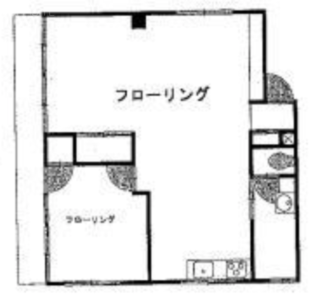 原宿パレスE 間取り図