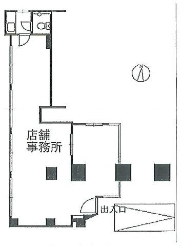 綿引ビル1F 間取り図