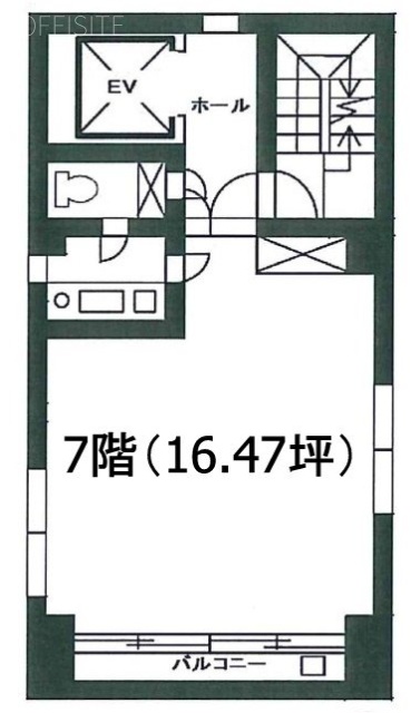 YTSビル7F 間取り図