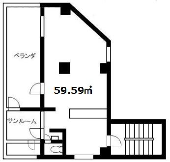 石井第3ビル5F 間取り図