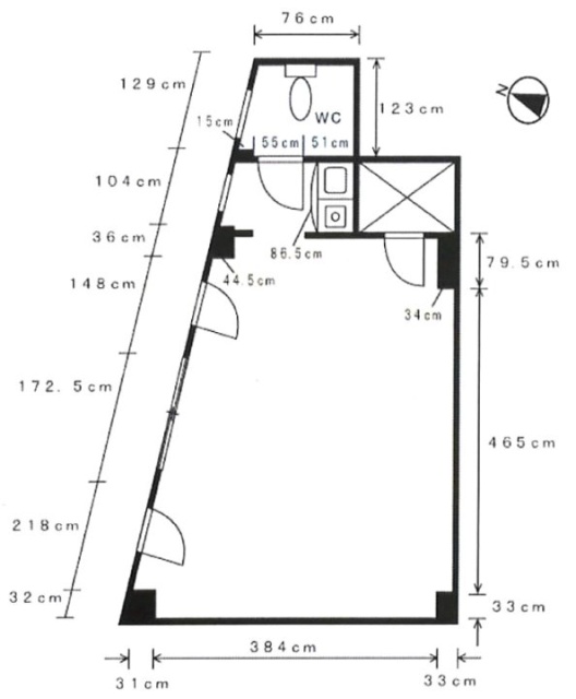 一ノ瀬ビル1F 間取り図