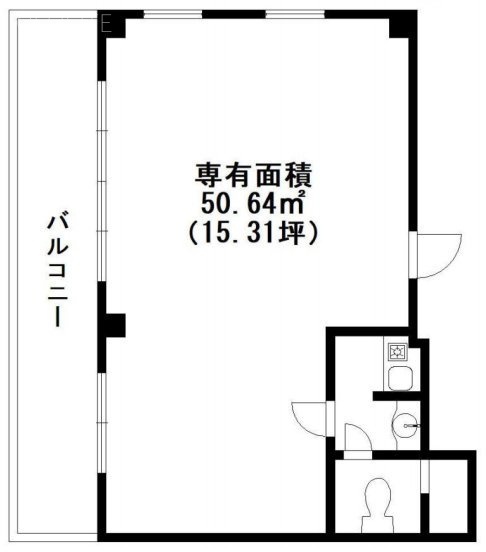 恵比寿イーストビル5F 間取り図