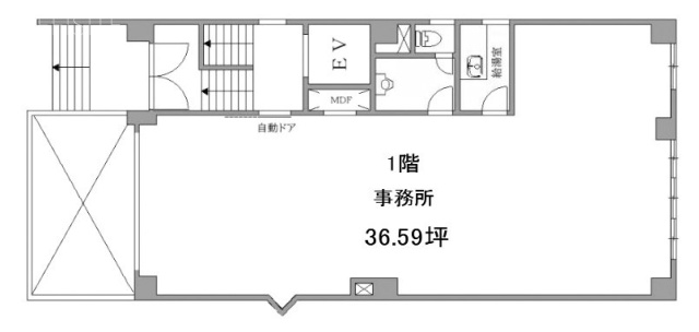 KOI-7ビル1F 間取り図