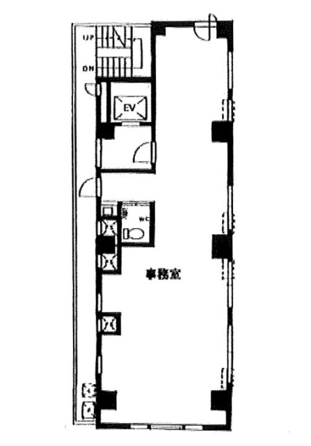 渋谷南平台ビル3F 間取り図