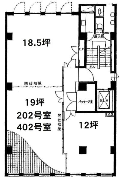 三恵ビル402 間取り図