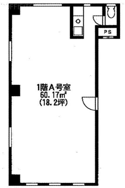 コートヒル青山1A 間取り図