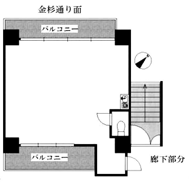 上野北ビューハイツ202 間取り図