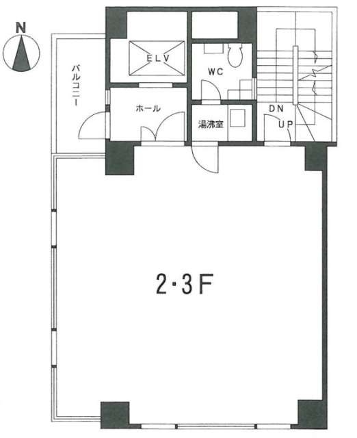 秋葉原槇町ビル2F 間取り図
