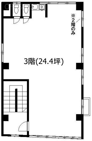 中村橋TKビル3F 間取り図