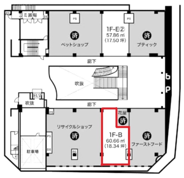 グロブナースクエアB 間取り図