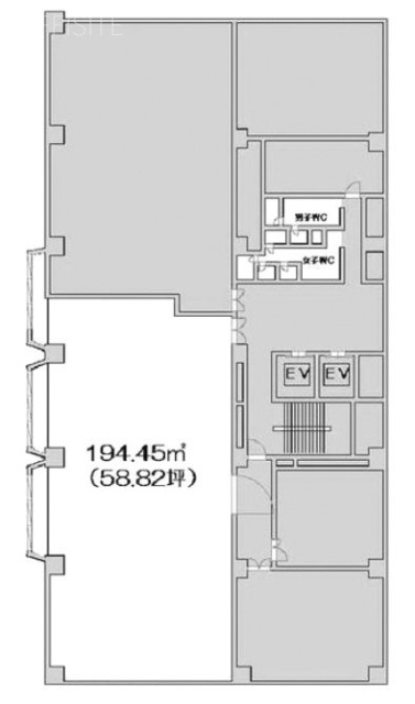 青山小原ビル8F 間取り図