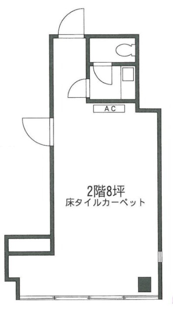 田沼ビル201 間取り図