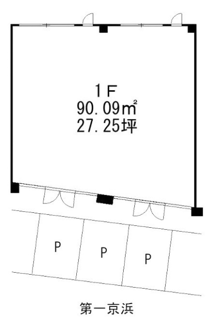 エステシオン大森1F 間取り図