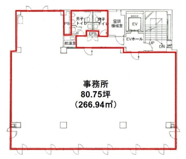 福吉坂ビル2F 間取り図