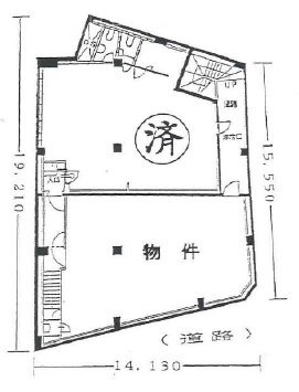 第34東京ビルB1F 間取り図