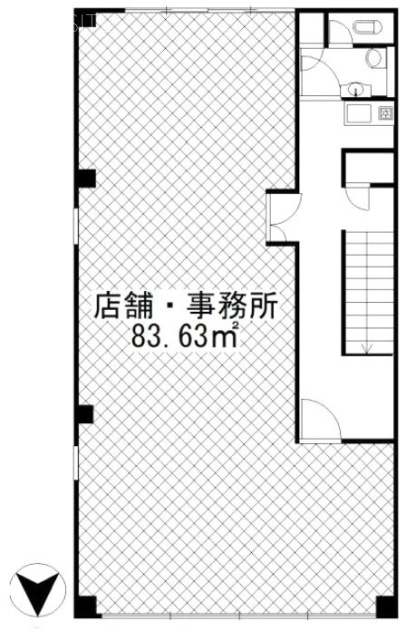中村ビル2F 間取り図