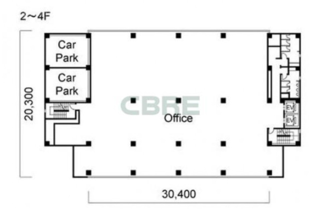 横浜ウエストサイドビル2F 間取り図