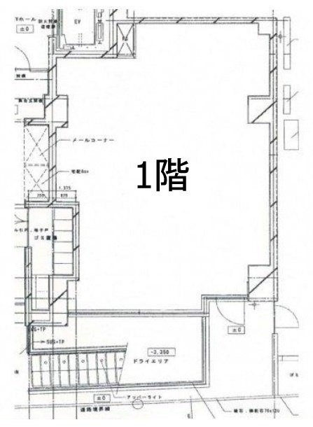 プライムアーバン麻布十番Ⅱ1F 間取り図