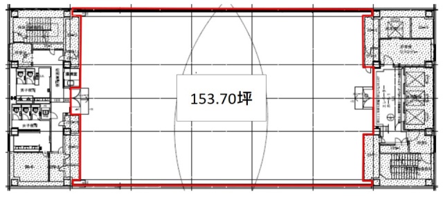 内幸町平和ビル20F 間取り図