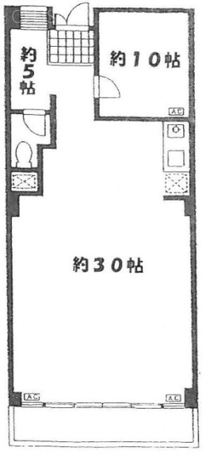 セントラルコーポラス5F 間取り図