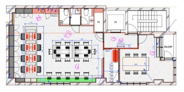 ACN築地ビル3F 間取り図
