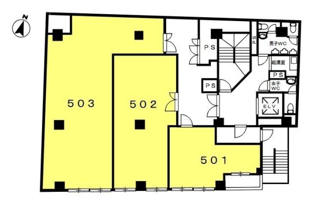 合同ビル502 間取り図