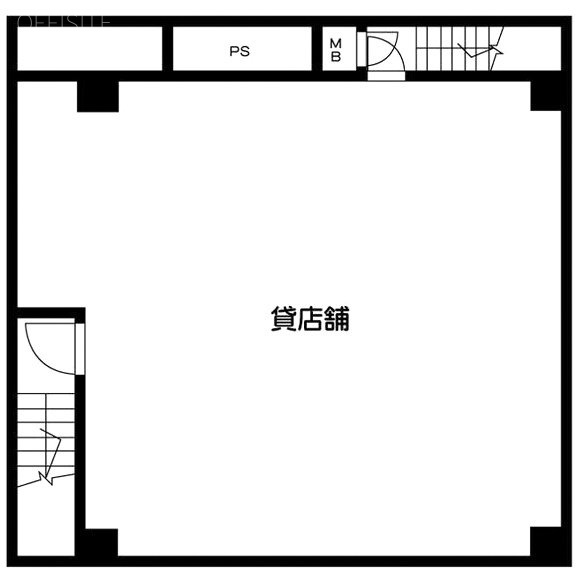 内田フォルム第一ビルB1F 間取り図