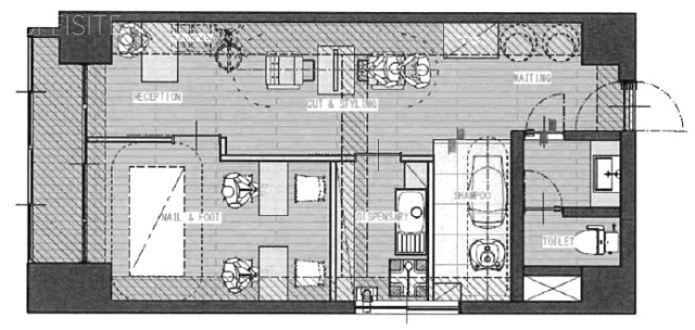 サンライズ中目黒302 間取り図