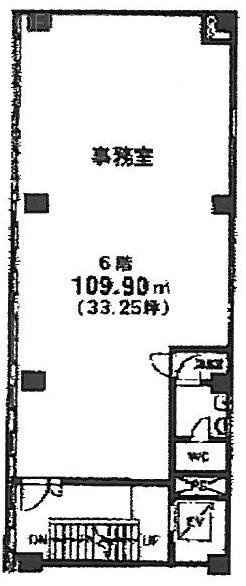 東洋ライスビルA棟 間取り図