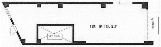 ターレル恵比寿ビル1F 間取り図