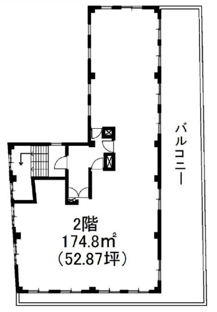 玉川第一ビル2F 間取り図