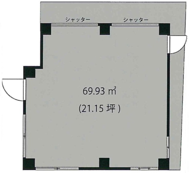 グレースマンションビル1F 間取り図