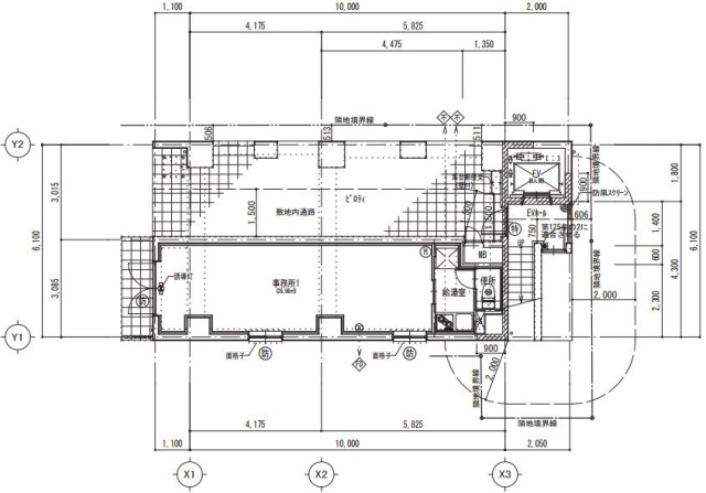 神田ニチエイビル1F 間取り図