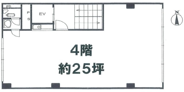 滝口第2ビル4F 間取り図