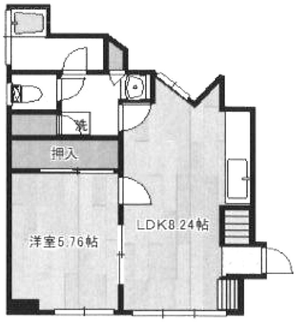 野田ビル5F 間取り図