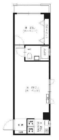 番町ロイヤルコート601 間取り図