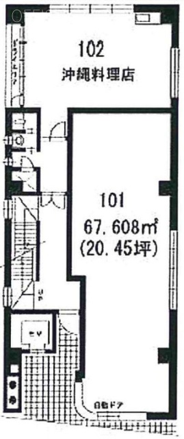 ラポートビル101 間取り図