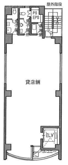 共益外神田ビル6F 間取り図