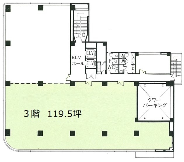 タニビル302 間取り図