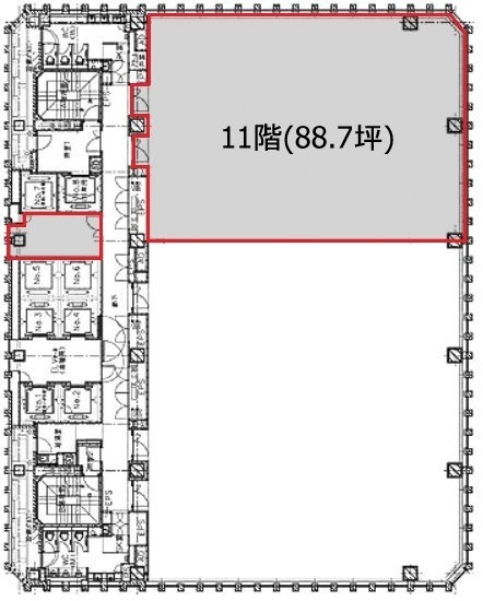 ニッセイ池袋ビル11F 間取り図