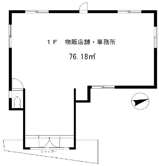 アリエス・ドゥビル1F 間取り図