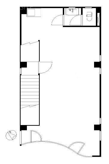 アツザワビル201 間取り図