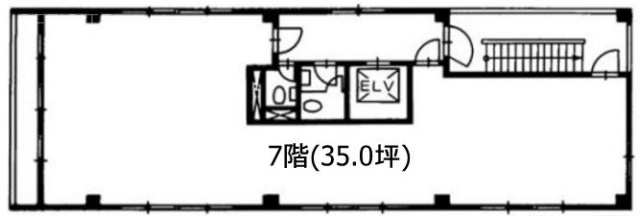 京橋YAHATAビル7F 間取り図
