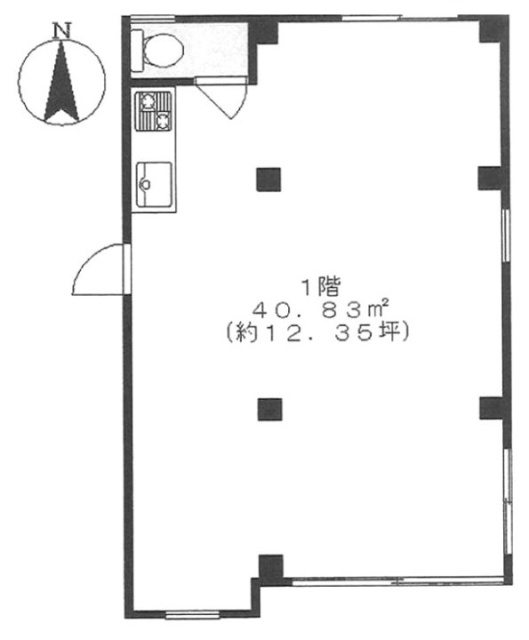 吉田ビル1F 間取り図