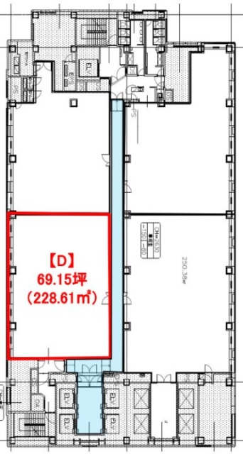 東京フロントテラス13F 間取り図