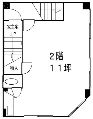 田辺ビル2F 間取り図